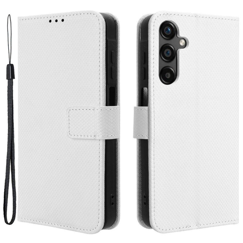 For Samsung Galaxy M55 5G / C55 5G Case Diamond Texture PU Leather Wallet Phone Cover TPU Inner Shell For Samsung Galaxy M55 5G / C55 5G Case Diamond Texture PU Leather Wallet Phone Cover TPU Inner Shell